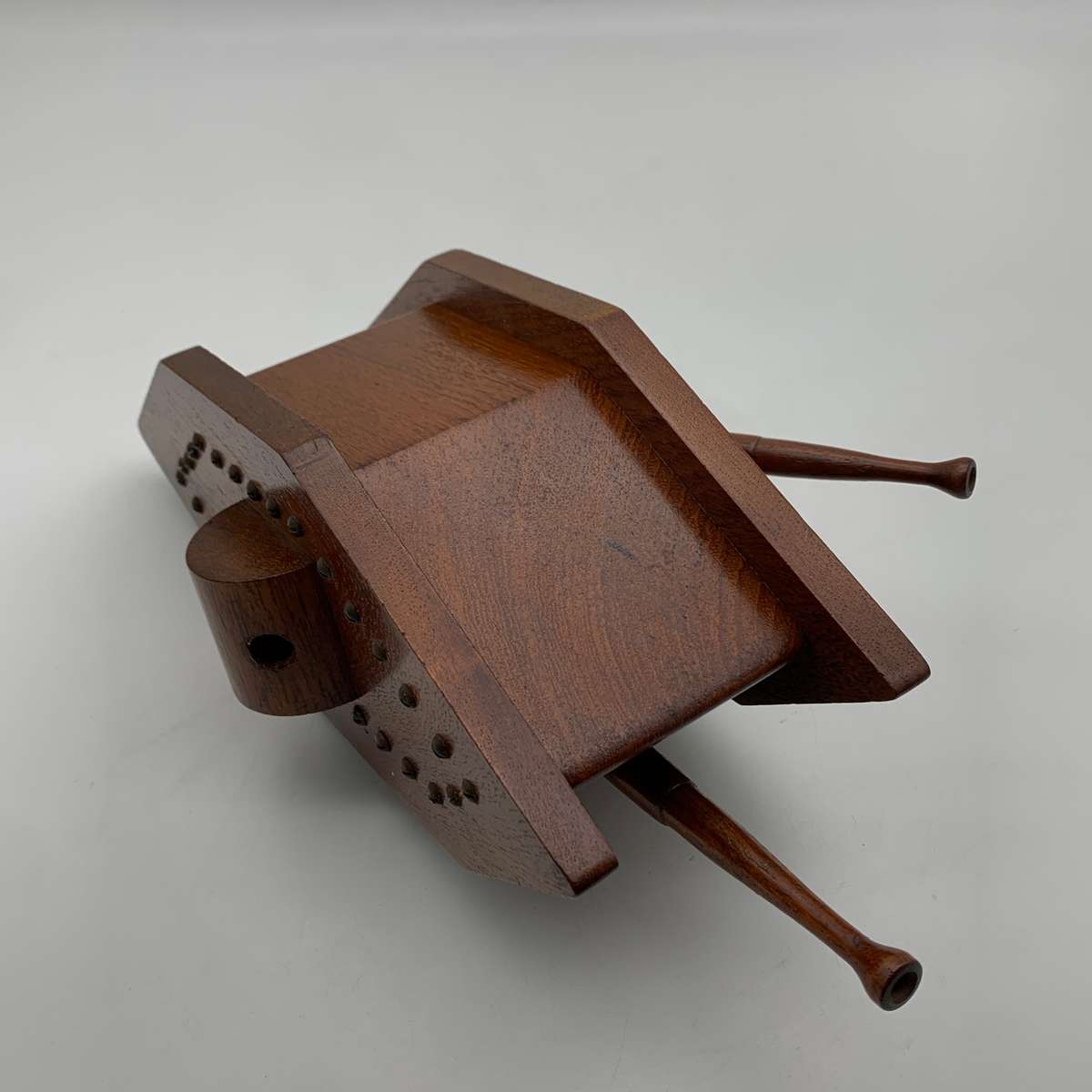 WW1 - 'Trench Art' Wooden Tank Money Box