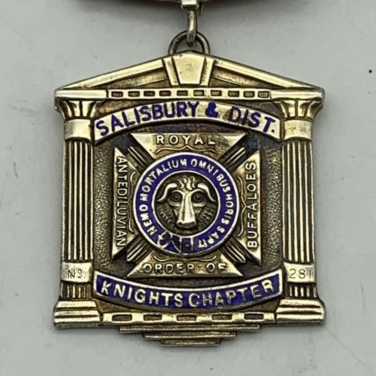 Rhodesia - Silver & Enamel 1967 'R.A.O.B.' Medal (43,7g)