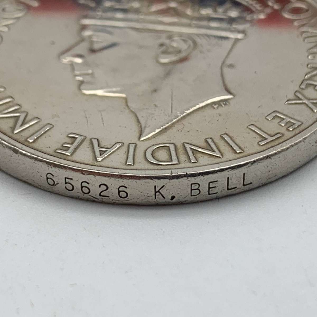 Boer War  Q.S.A. & 1939/45 War Medal to 'MR. K. BELL' (A.S.C.)