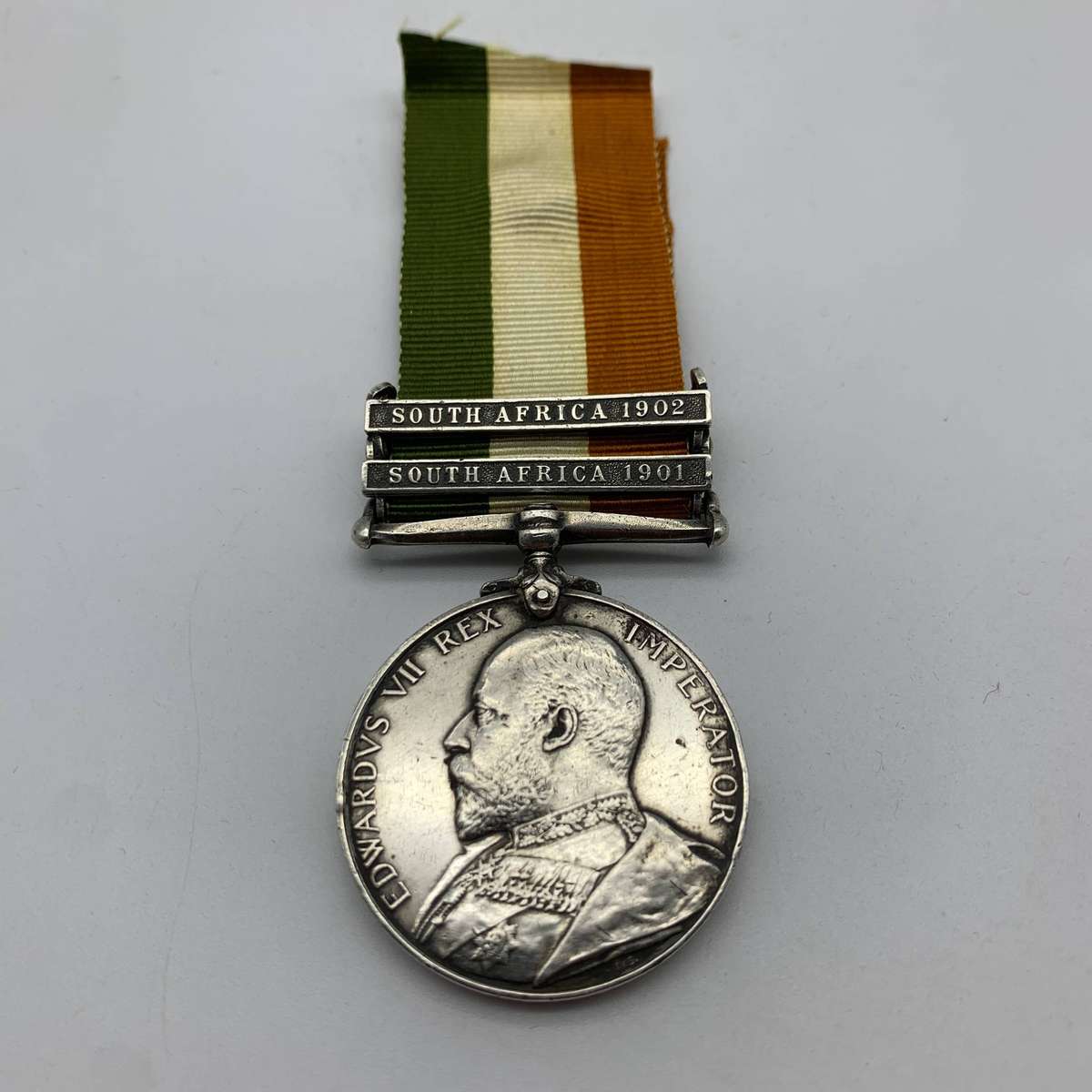 Boer War  K.S.A. Medal to 'CIV. SURGEON J.W. HALL'