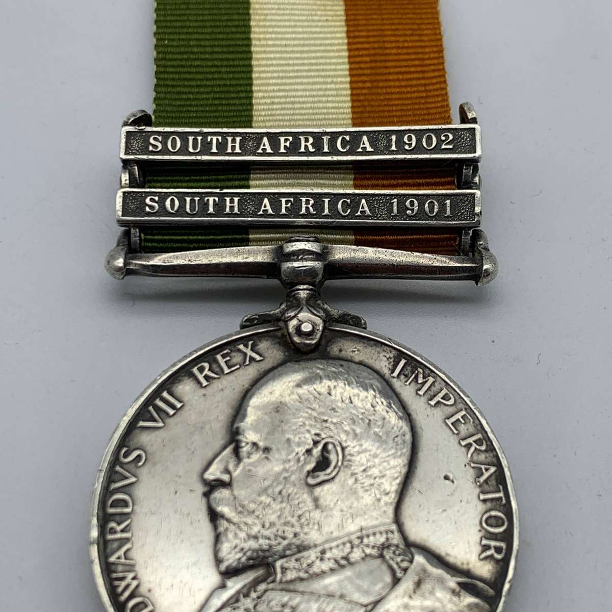 Boer War  K.S.A. Medal to 'CIV. SURGEON J.W. HALL'