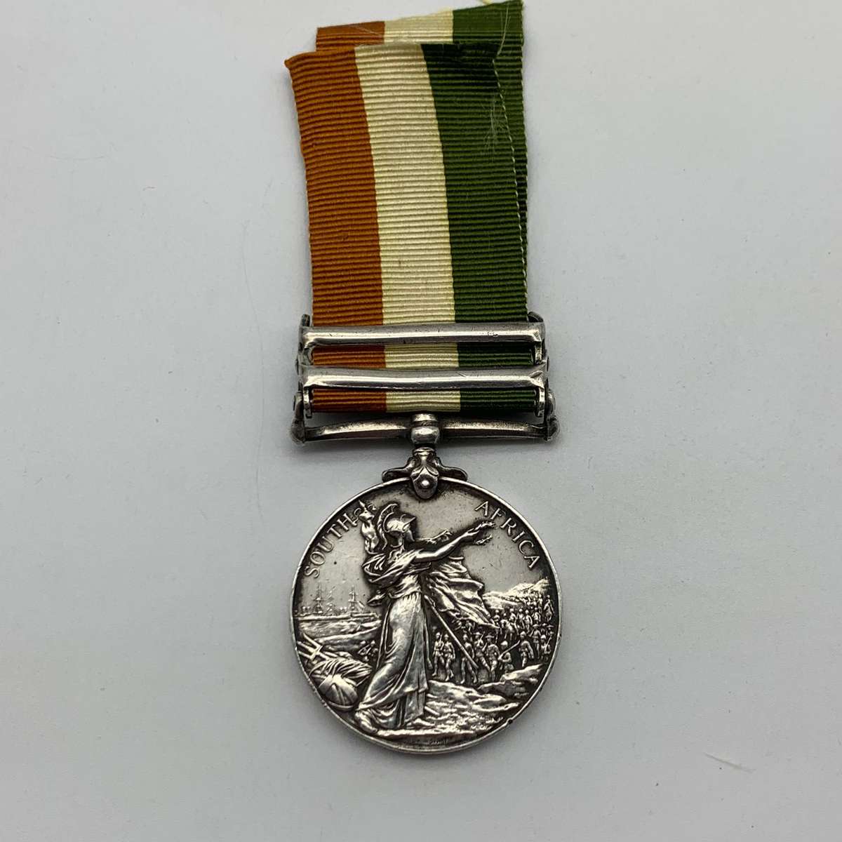 Boer War  K.S.A. Medal to 'CIV. SURGEON J.W. HALL'