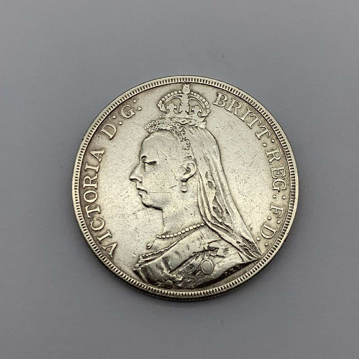 British  1887 'Queen Victoria' Silver Crown