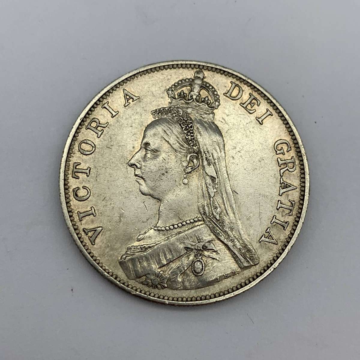 British  1887 'Victoria' Silver Double Florin