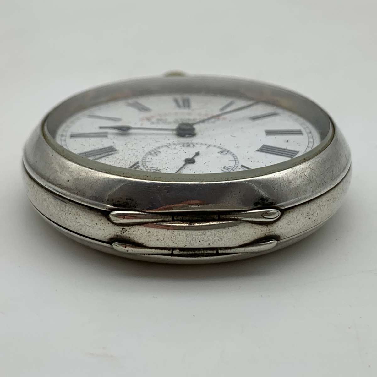 Silver Antique Swiss Pocket Watch (90g)
