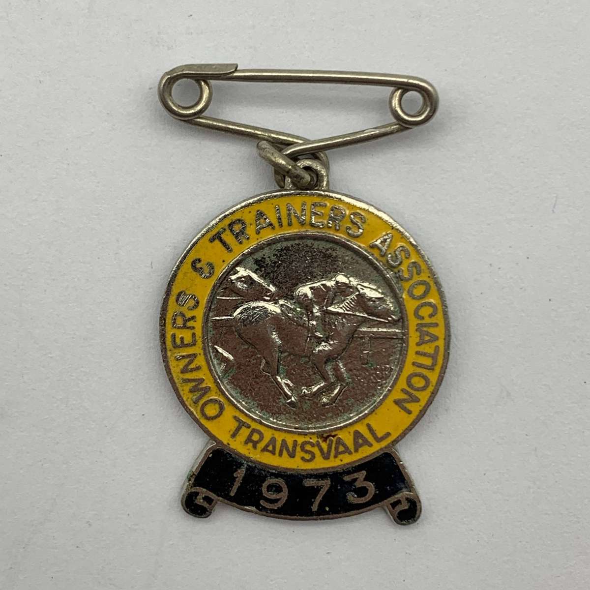 S. African '1973 - TRANSVAAL' Horse Racing Badge