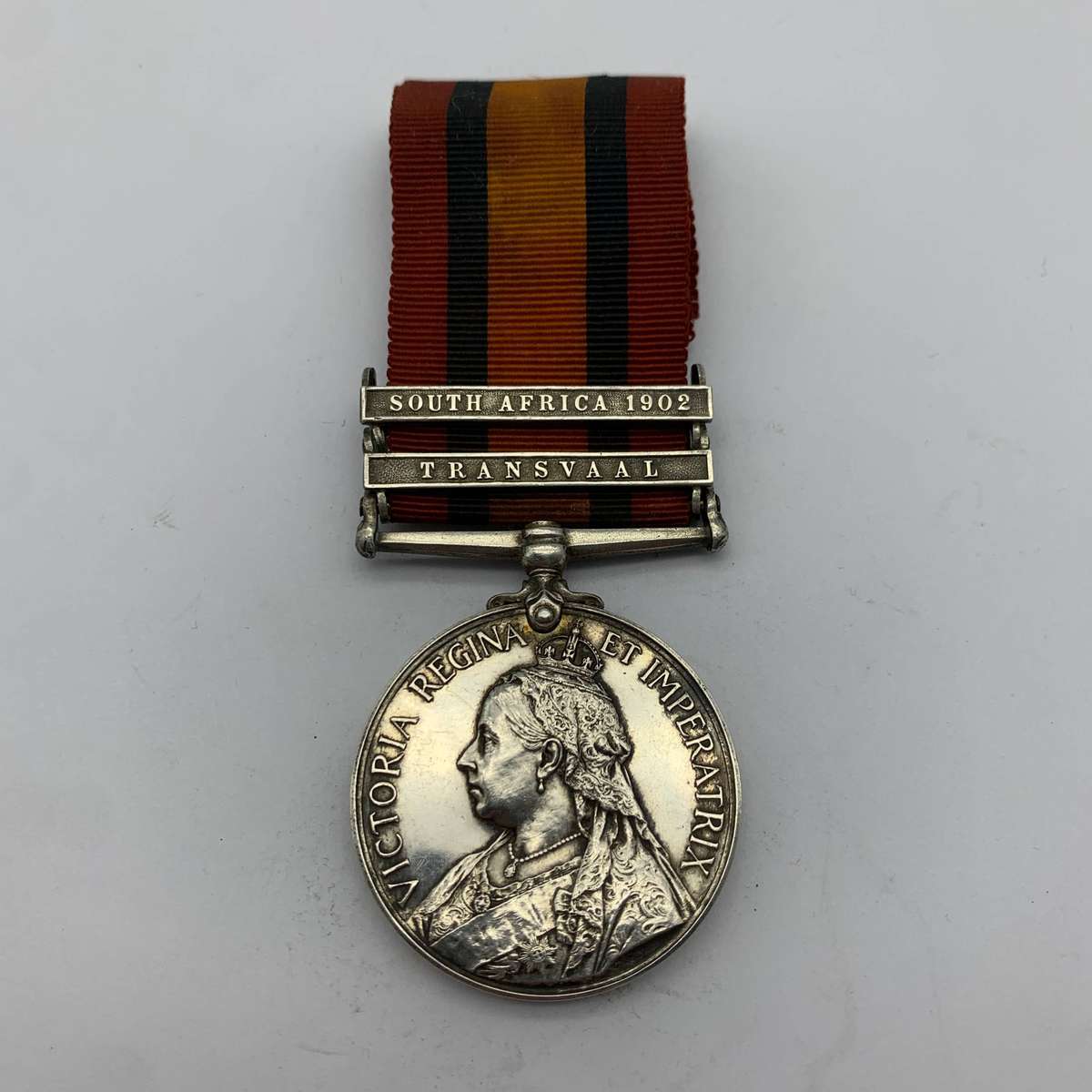Boer War  Q.S.A. Medal 'PTE. P.F. BAILEY' (AUST. A.M.C.)