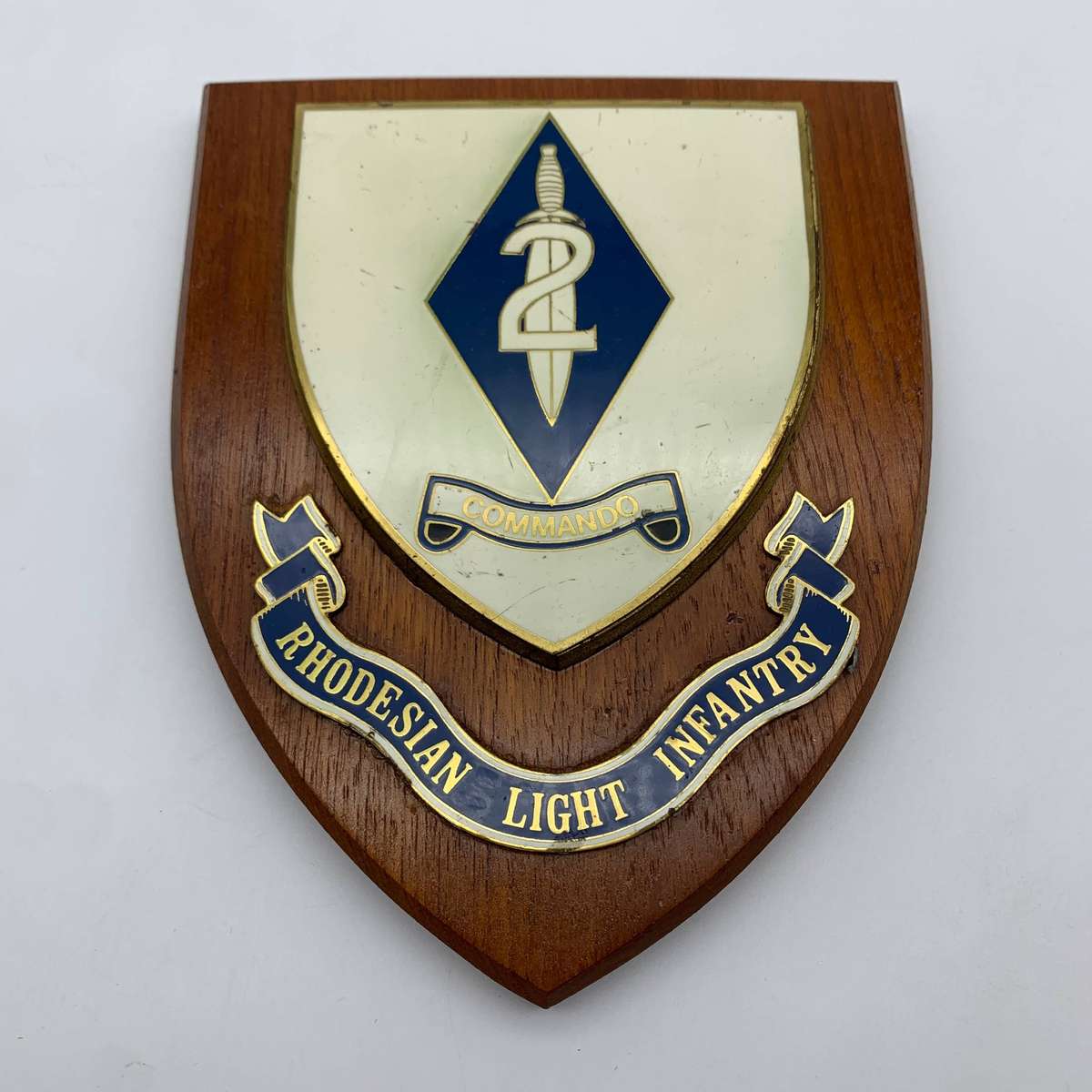 Early 'Rhodesian Light Infantry' Plaque (2 Commando)