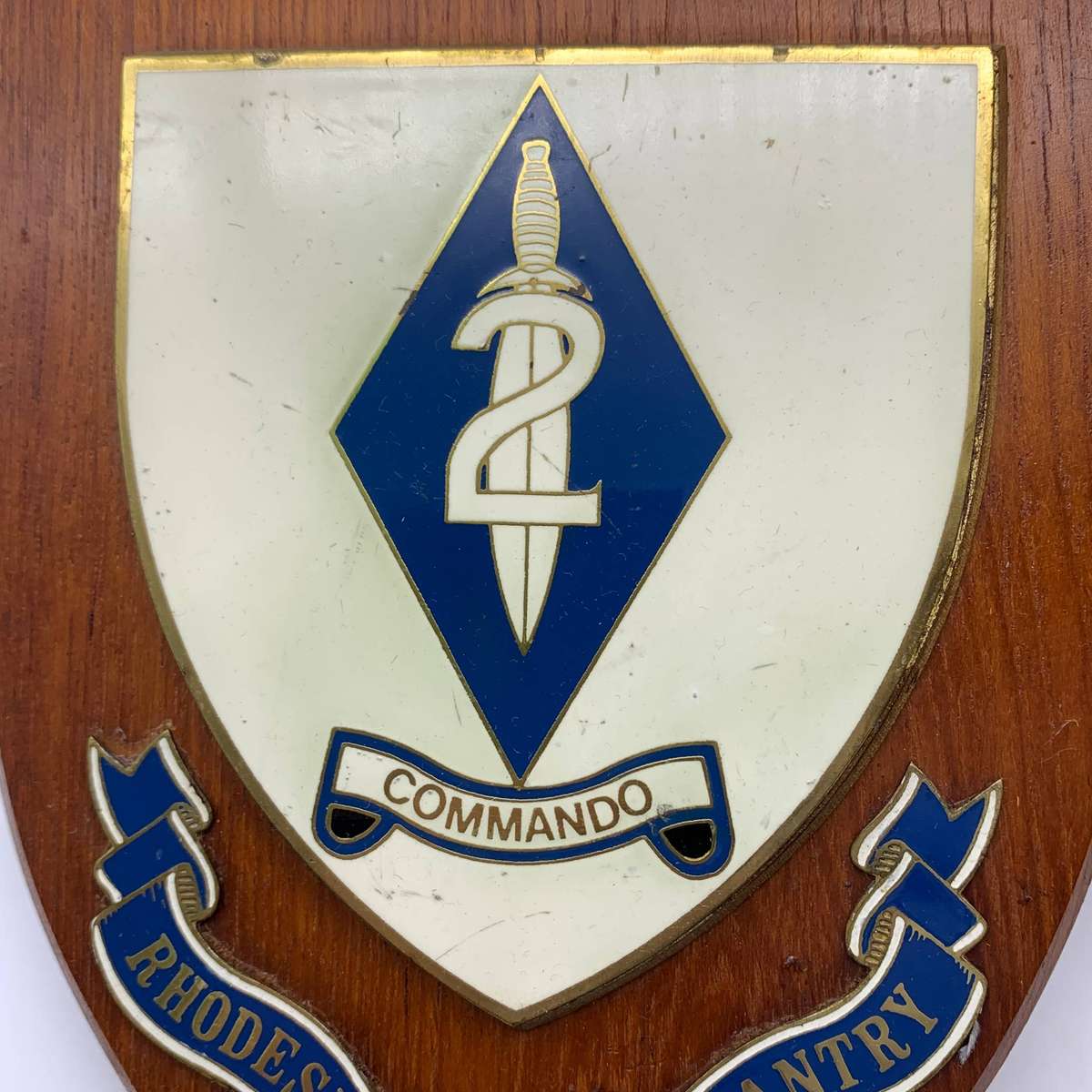 Early 'Rhodesian Light Infantry' Plaque (2 Commando)