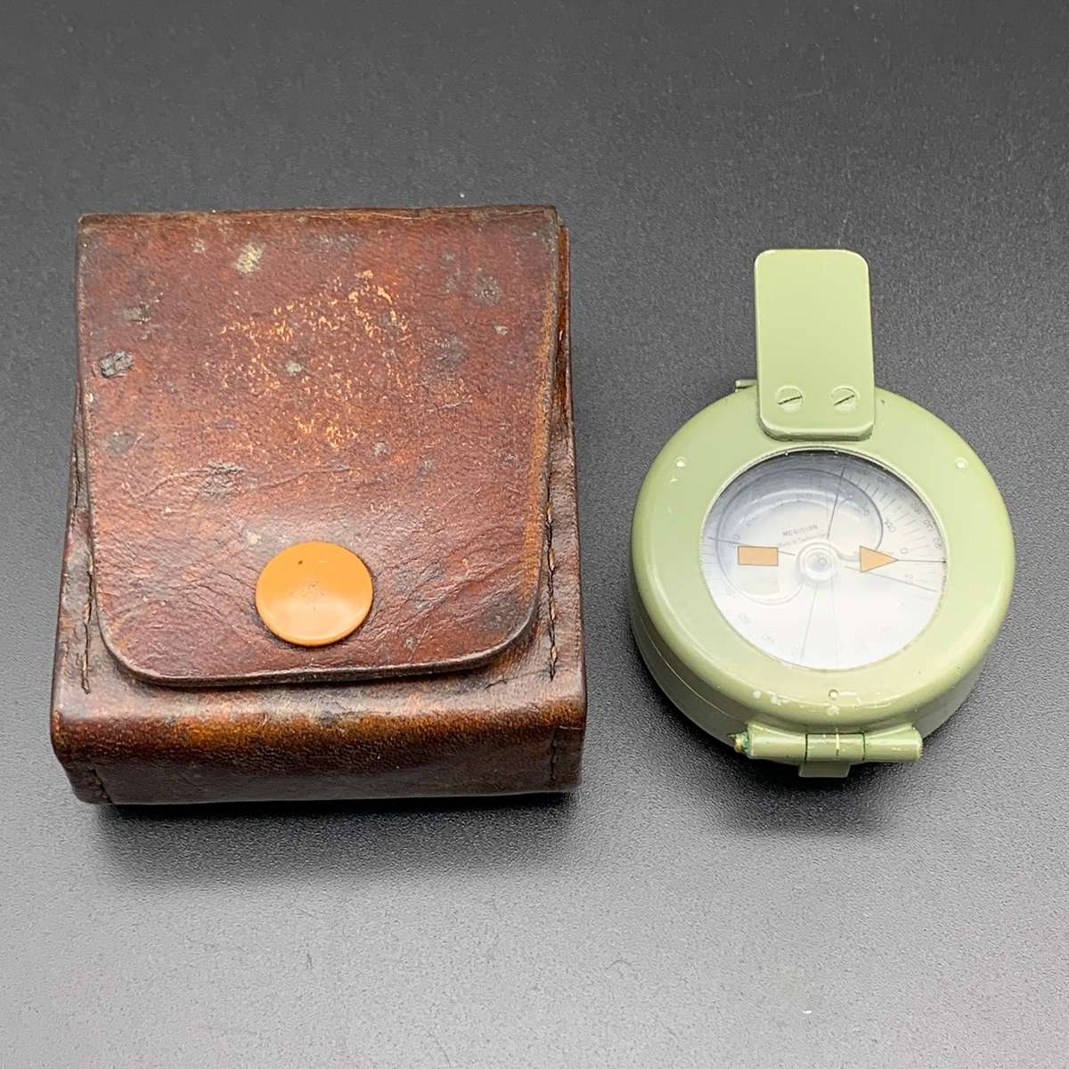 Vintage Swiss 'Meridian' Prismatic Compass