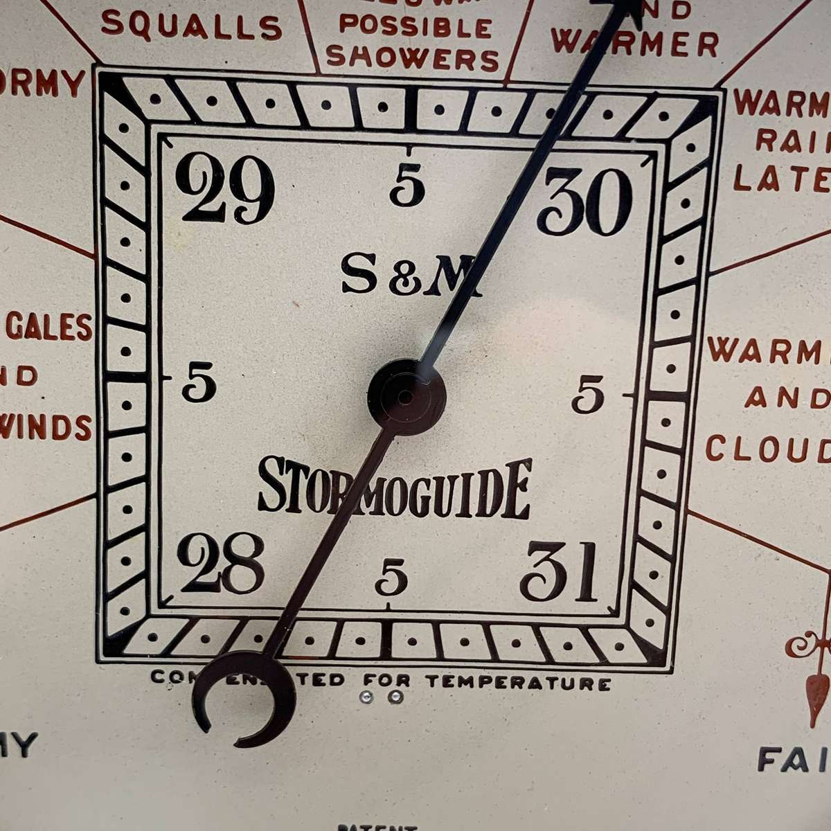 Art Deco 'Stormoguide' Barometer (Short & Mason)