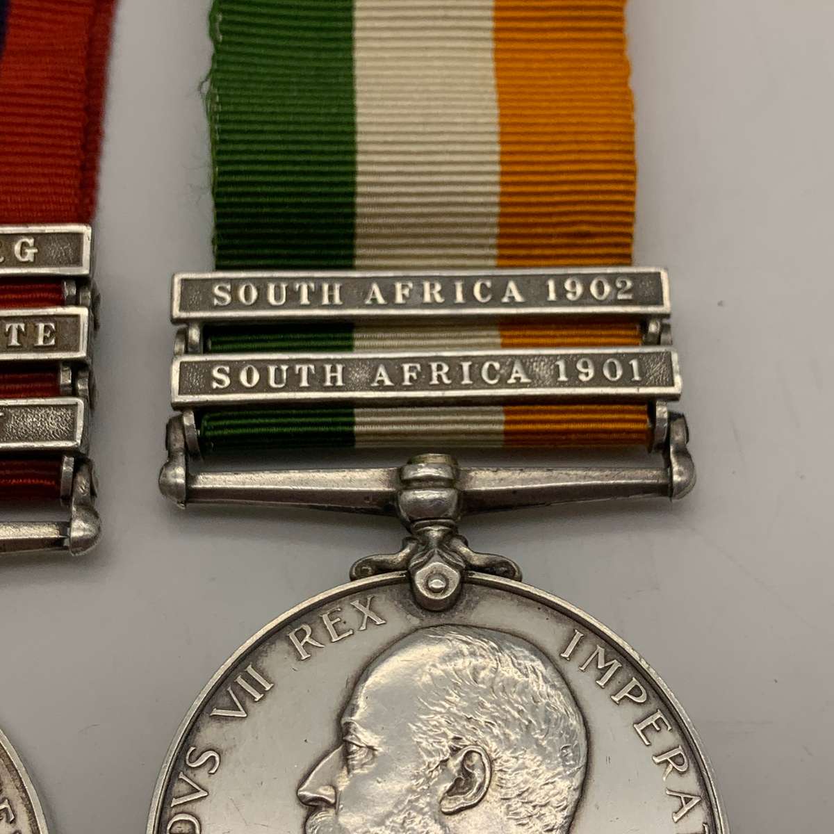 Boer War - QSA & KSA Medals to 'PTE. M. Rauff' (P.A.V.G.)