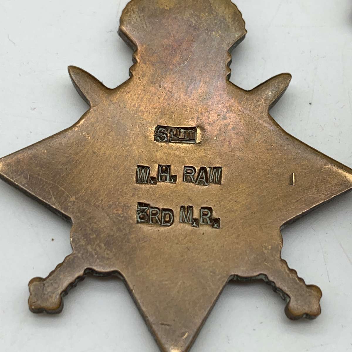 S. Africa  WW1 Medal Trio to 'S.Q.M.S. W.H. RAW' (10th S.A.H.)