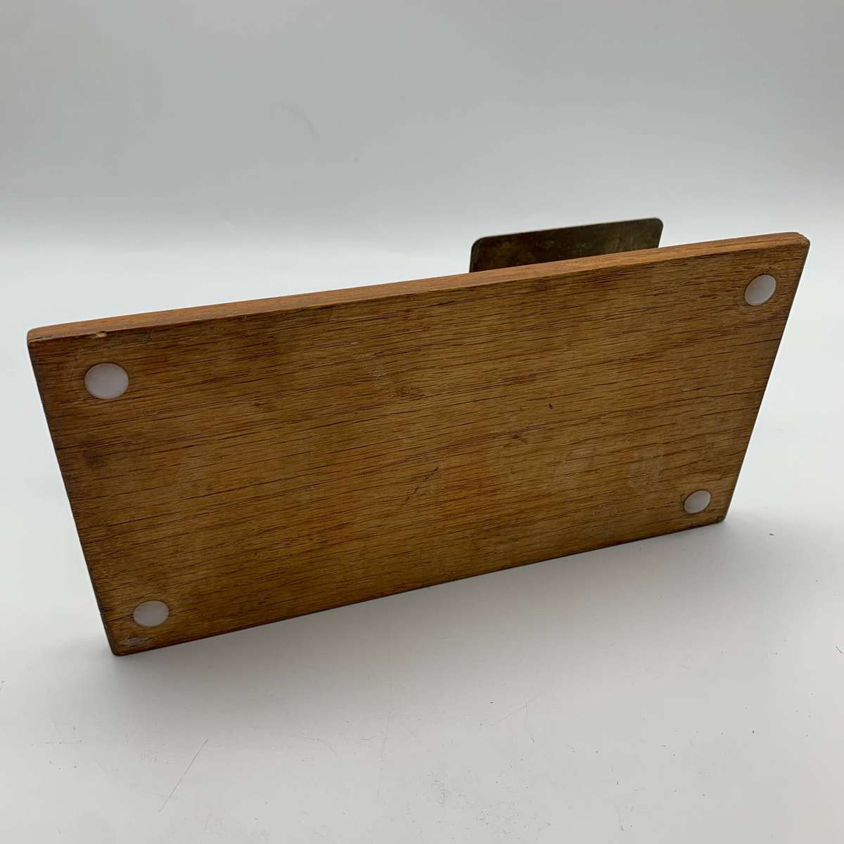 Early Wood & Brass Postal Scale with Weights