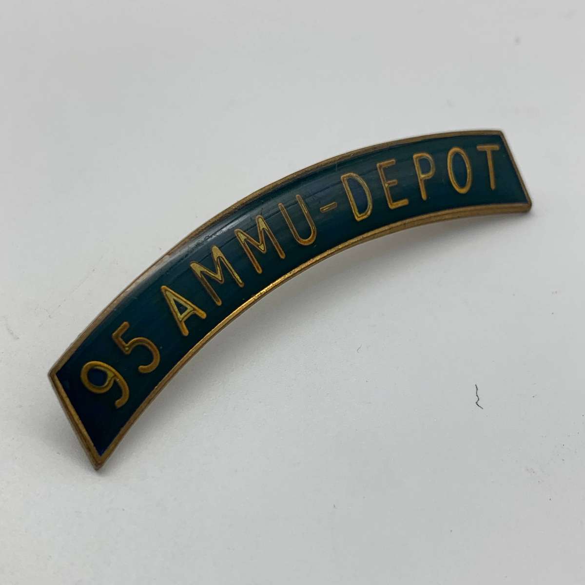 SADF - '95 Ammunition Depot' Enamel Shoulder Title