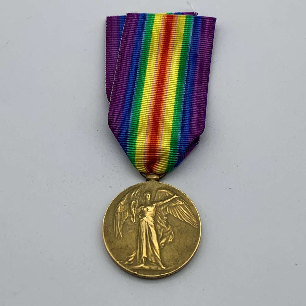 WW1 Casualty  Victory Medal to '2. LIEUT. W. THOMAS' (M.M)