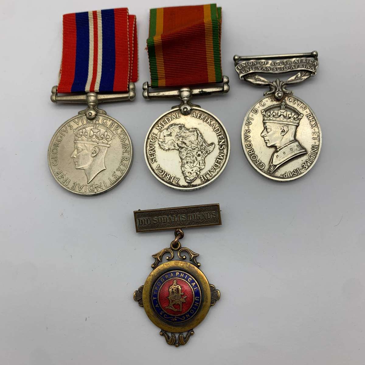WW2  S.A. Efficiency Medal Group to 'SGT. H.L. CLARK' (S.A.A.F.)