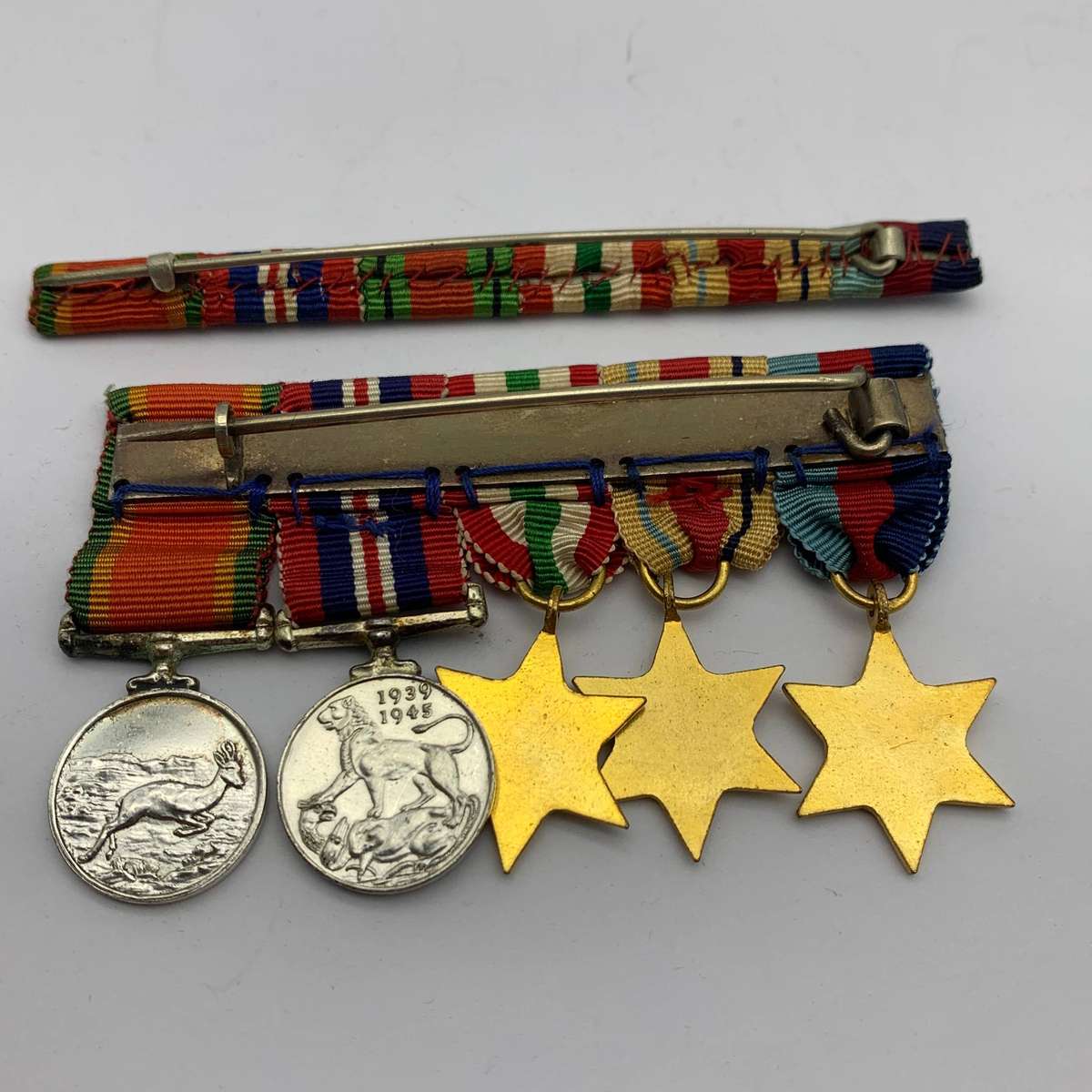WW2- R.A.F Group of Five Miniature Medals (Rosette & Oak Leaf)