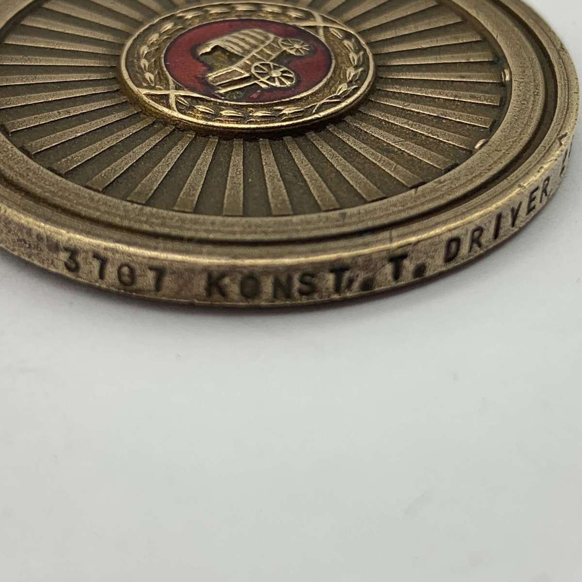 S.A. Railway Police Faithful Service Medal (KONST. T. DRIVER)