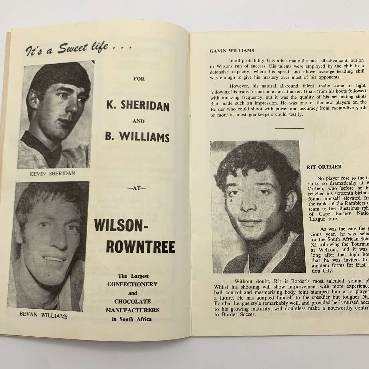 Soccer  '1969 East London Celtic vs Cape Town City' Official Programme