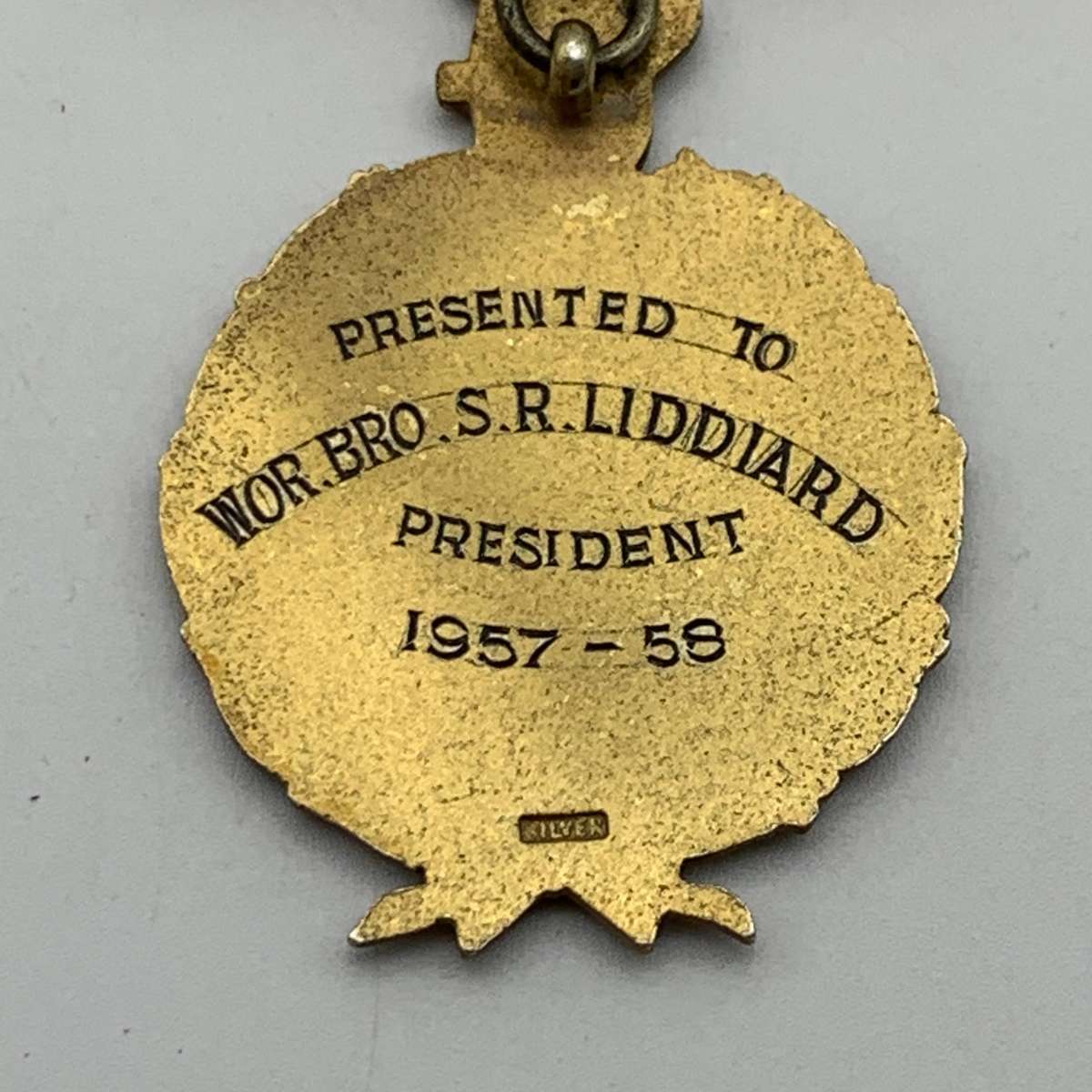 S. Africa 'Sons of England' Solid Silver & Enamel Medal (S.R. Liddiard)