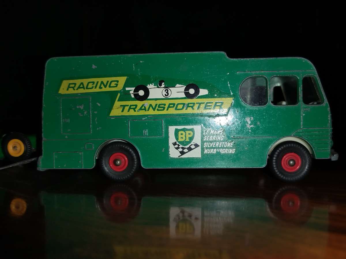 Matchbox King Size Car Transporter plus one car