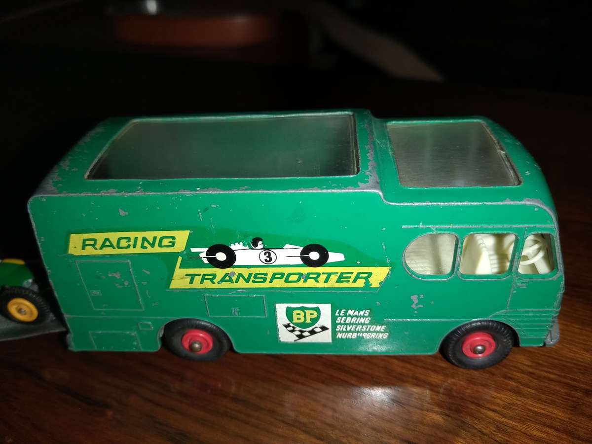 Matchbox King Size Car Transporter plus one car