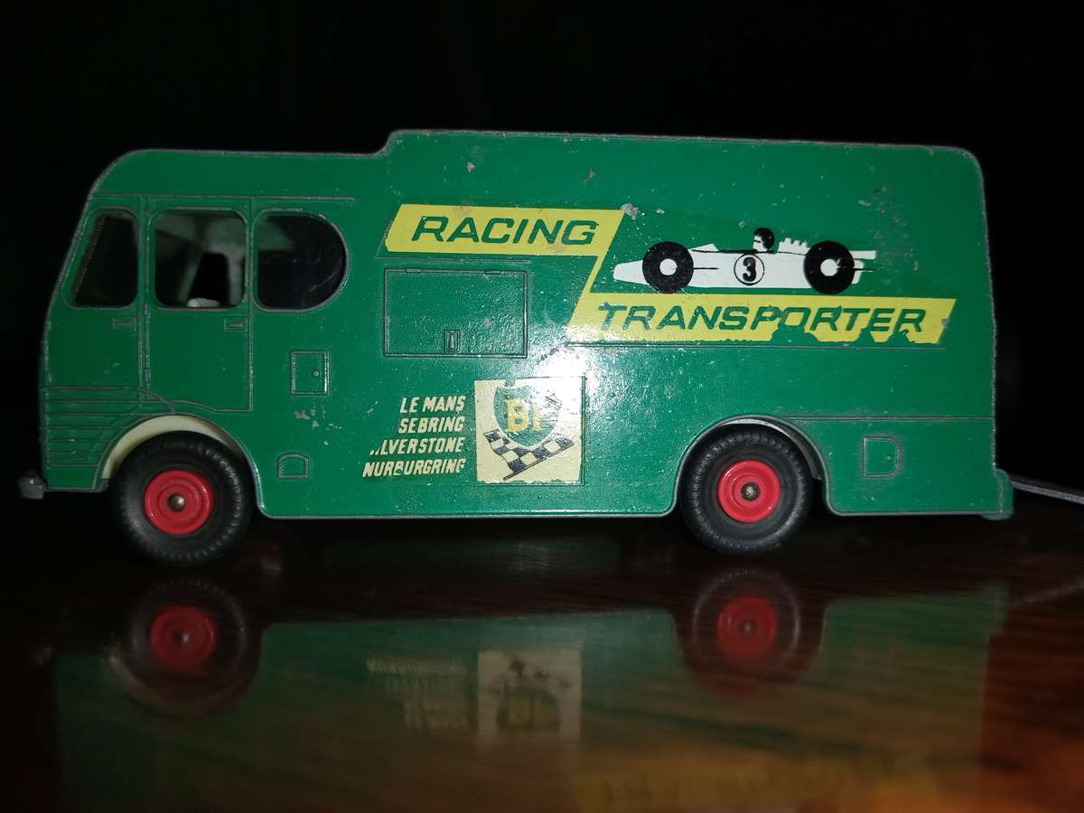 Matchbox King Size Car Transporter plus one car