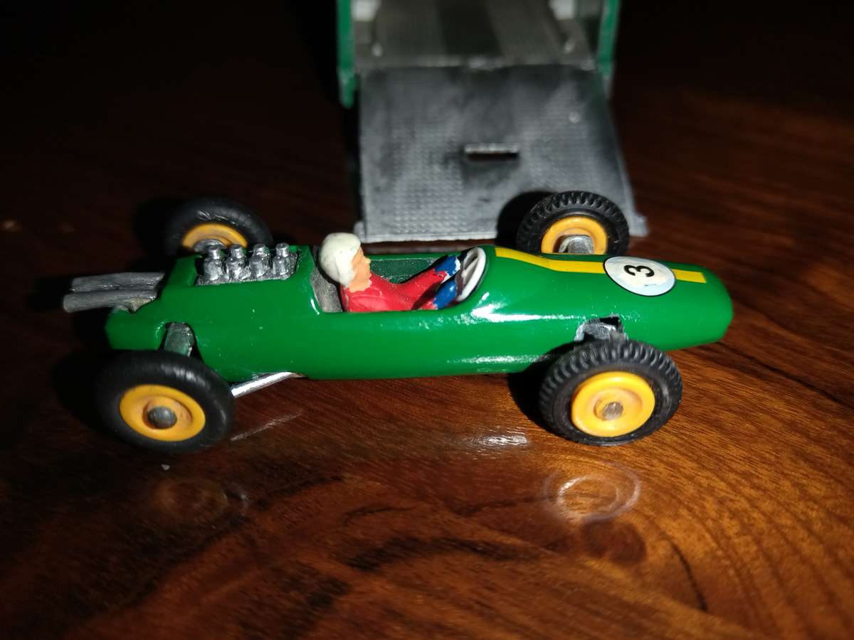 Matchbox King Size Car Transporter plus one car