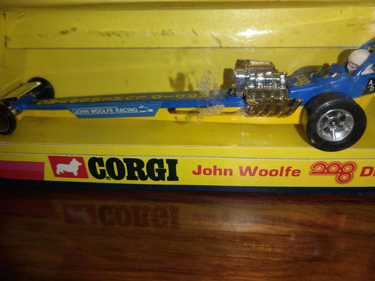 3 x Corgi Toys DRAGSTERS in original boxes