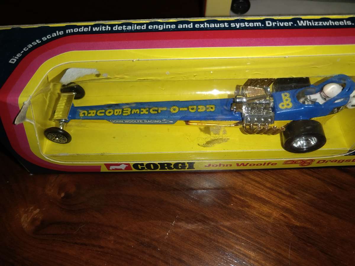 3 x Corgi Toys DRAGSTERS in original boxes