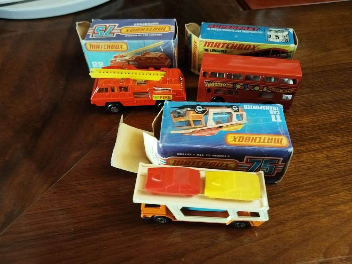 3 MATCHBOX MODELS in original boxes