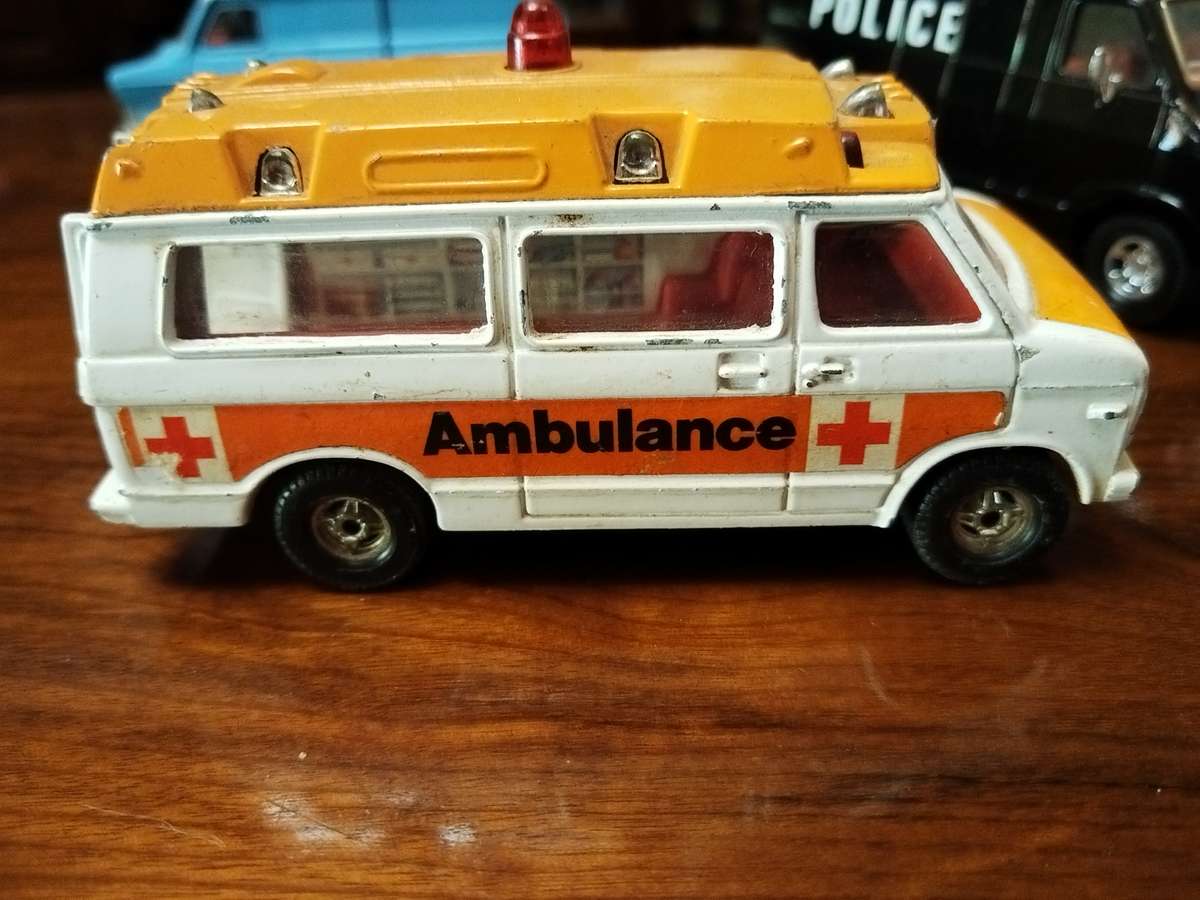 3 X Vans, CORGI, DINKY and MATCHBOX