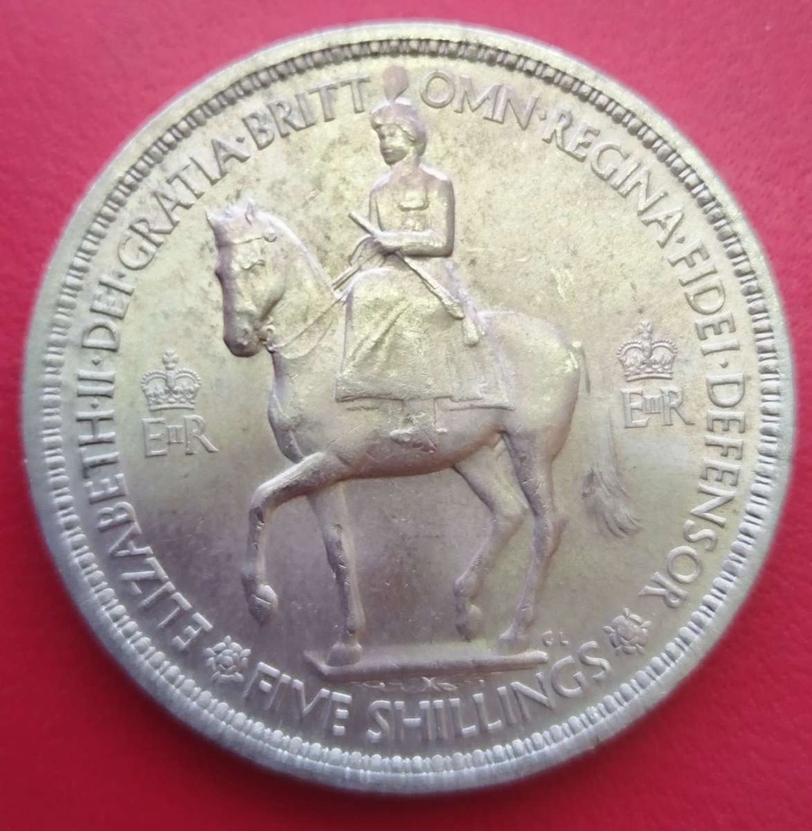 1953  5 Shillings - Elizabeth II Coronation      United Kingdom         SUN14739