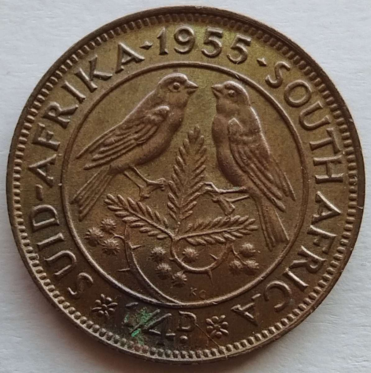 1955       QUARTER  PENNY  COIN        SA                       SUN14794