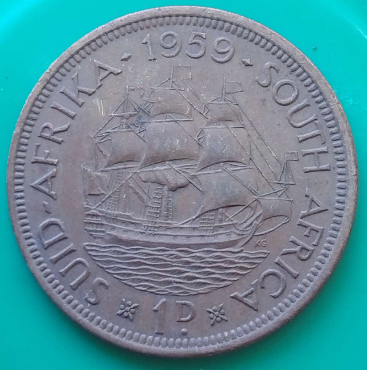 1959   PENNY  COIN        SA                       SUN14871
