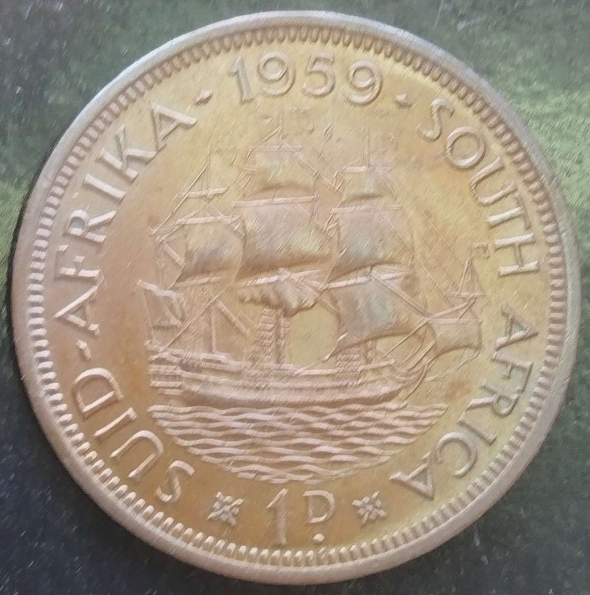 1959   PENNY  COIN        SA                       SUN14887