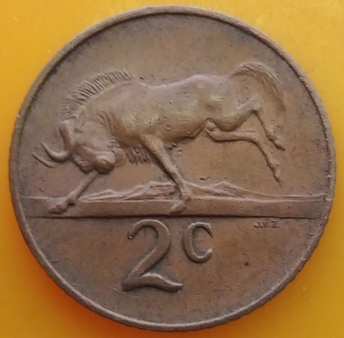 1965   2c   COIN   (Afrikaans)       SUN15150