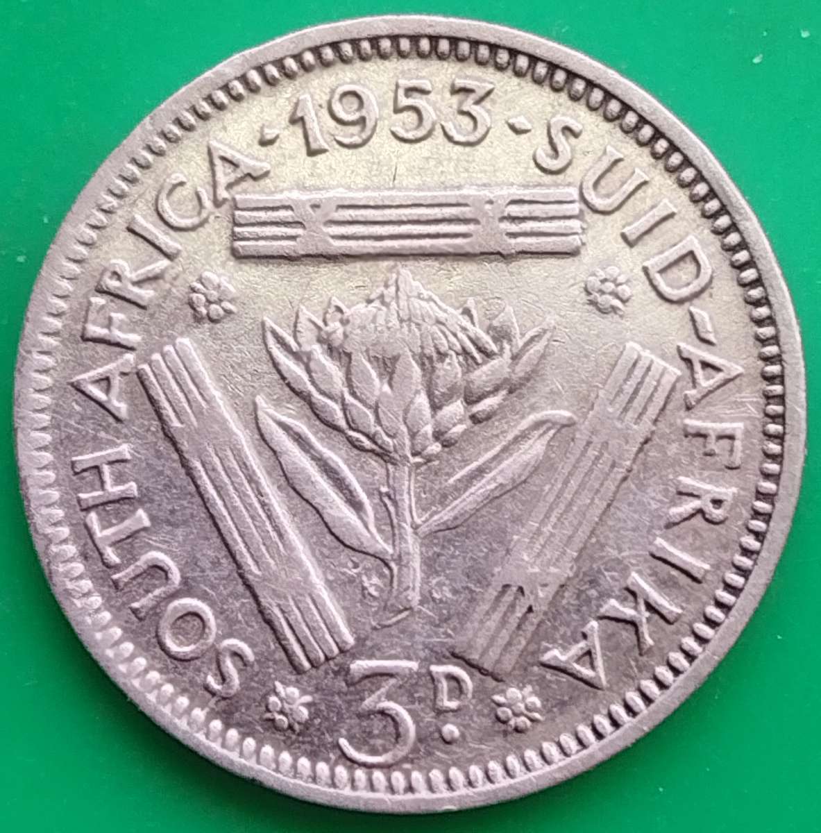 1953     THREEPENCE   COIN   SILVER           SUN15179