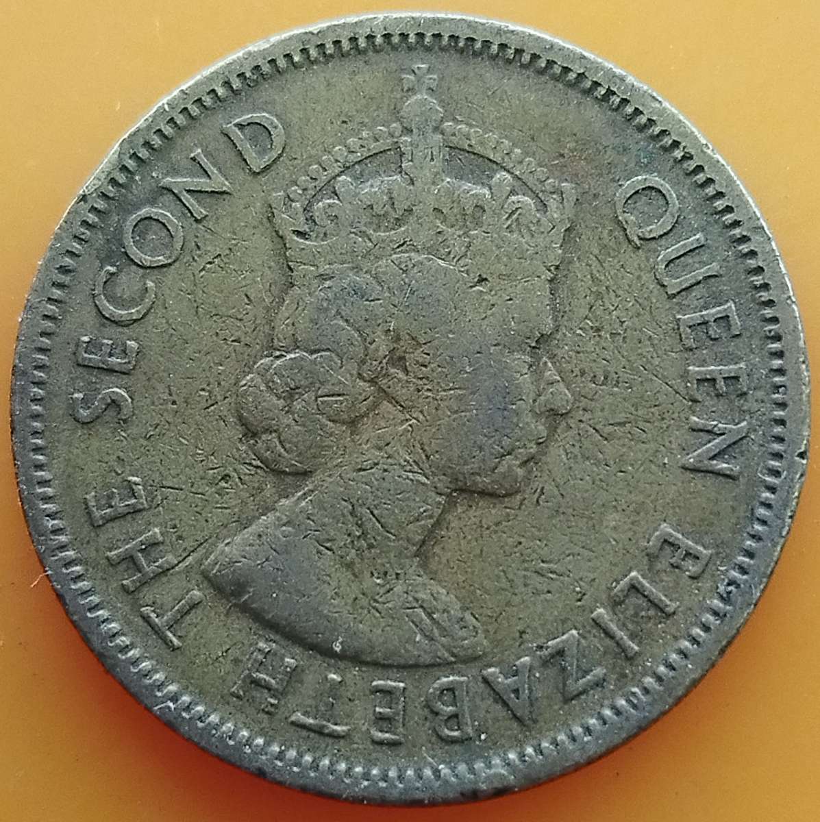 1960   TEN CENTS COIN       HONG KONG                      SUN15208