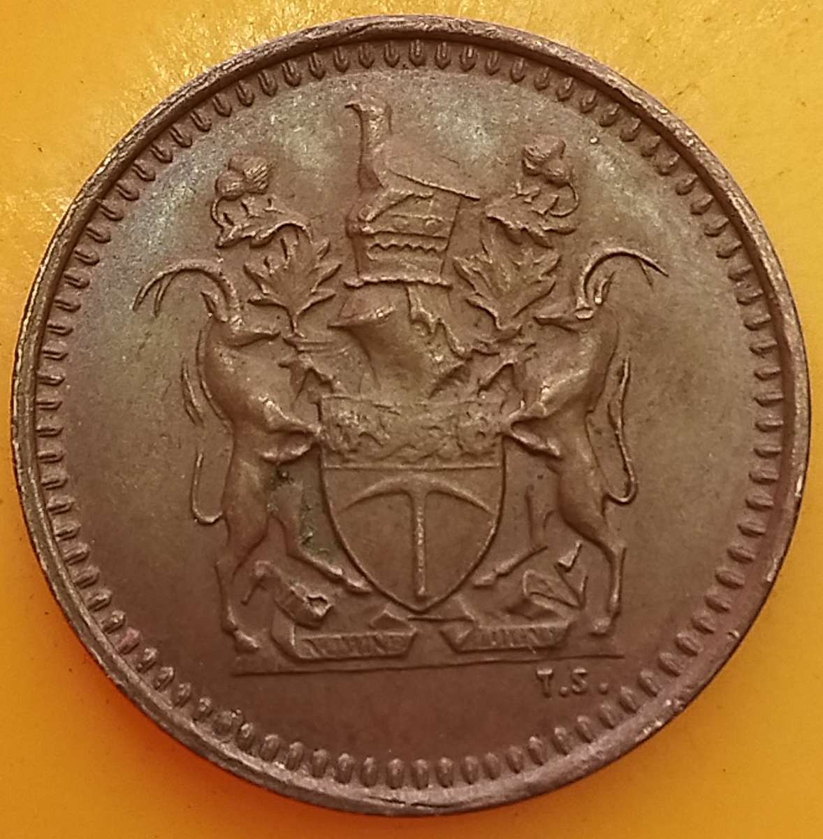 1975     1/2 Cents  COIN       Rhodesia               SUN15257