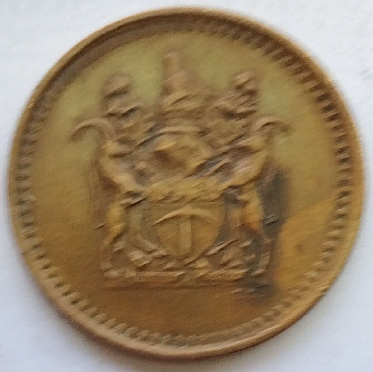1977     ONE Cents  COIN       Rhodesia               SUN15261