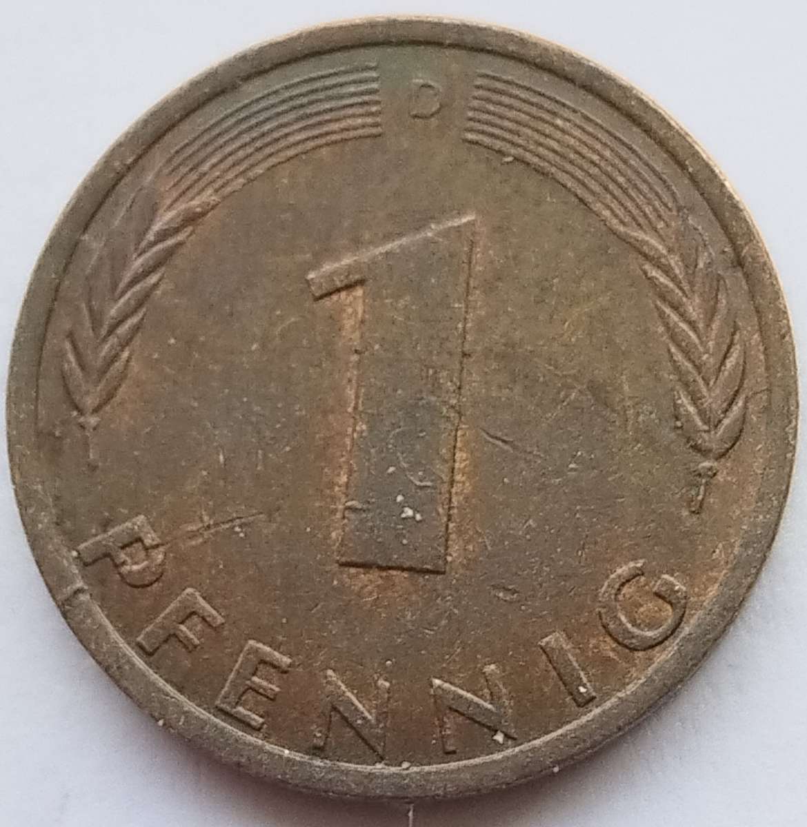1971  1 Pfennig COIN      Germany        SUN15268~