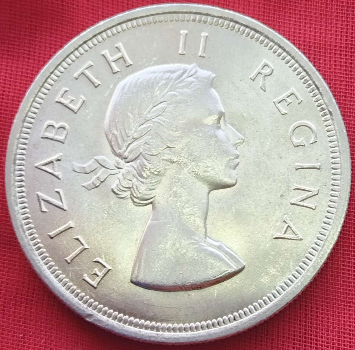 1953    5 SHILLING  COIN      (SILVER )       SUN15398