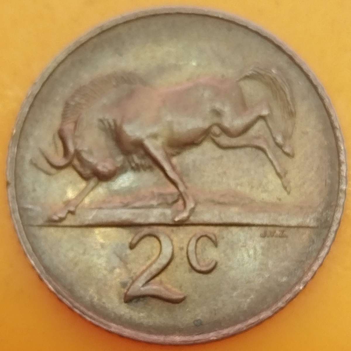 1965   2c   COIN   (Afrikaans)       SUN15461