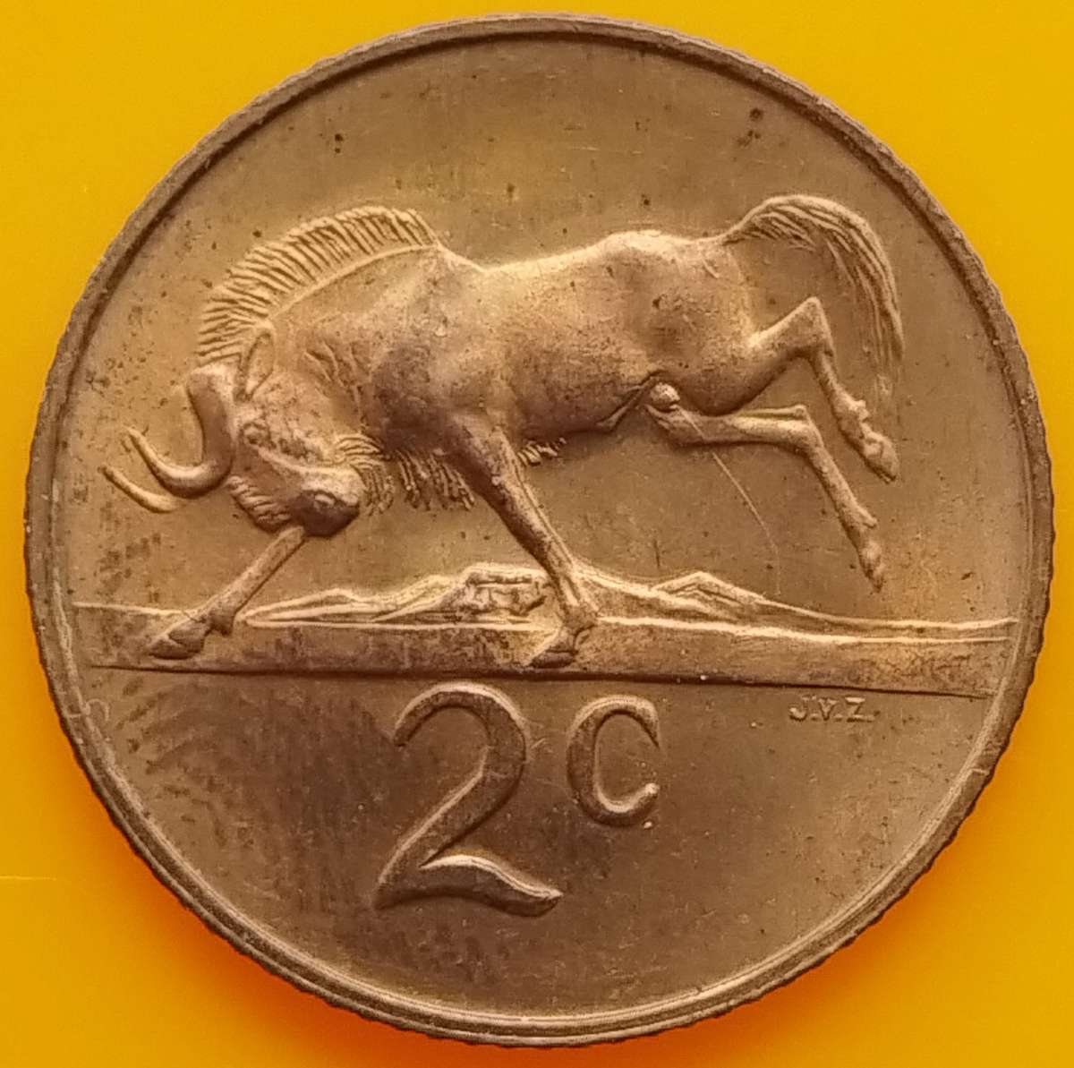 1967   2c   COIN   (AFRIKAANS)       SUN15794