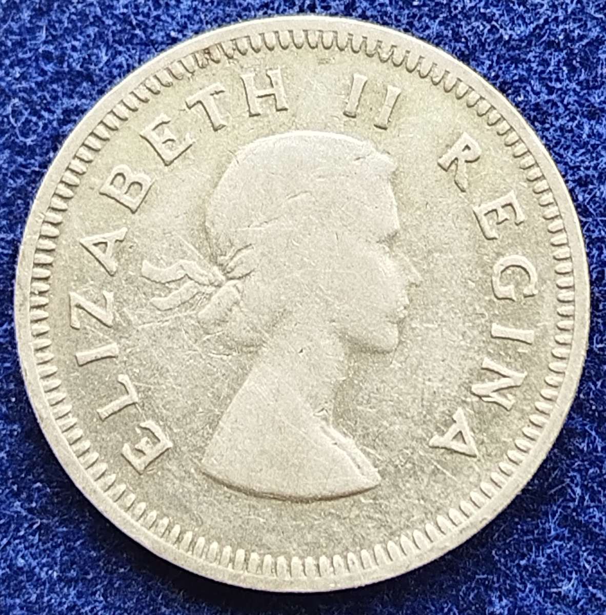 1955     THREEPENCE    COIN  SILVER               SUN15961