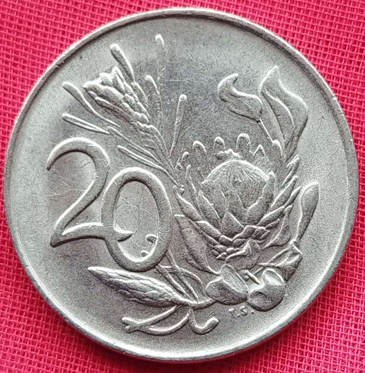 1987  20c   Coin     RSA           SUN16086
