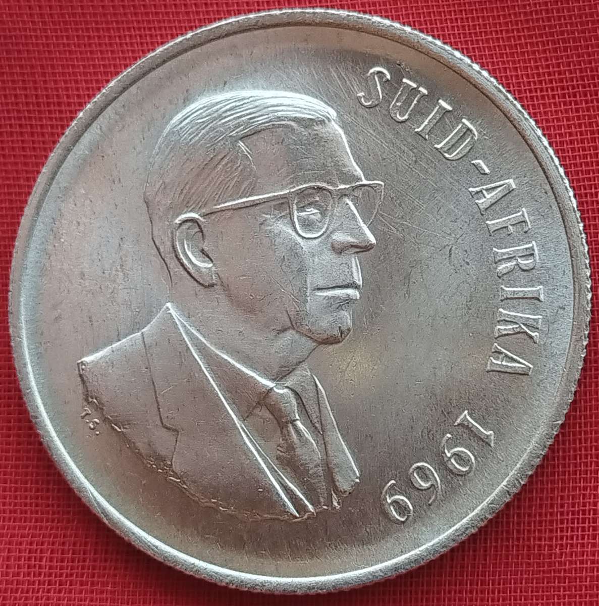 1969  SILVER   R1   COIN   (Afrikaans)       16117