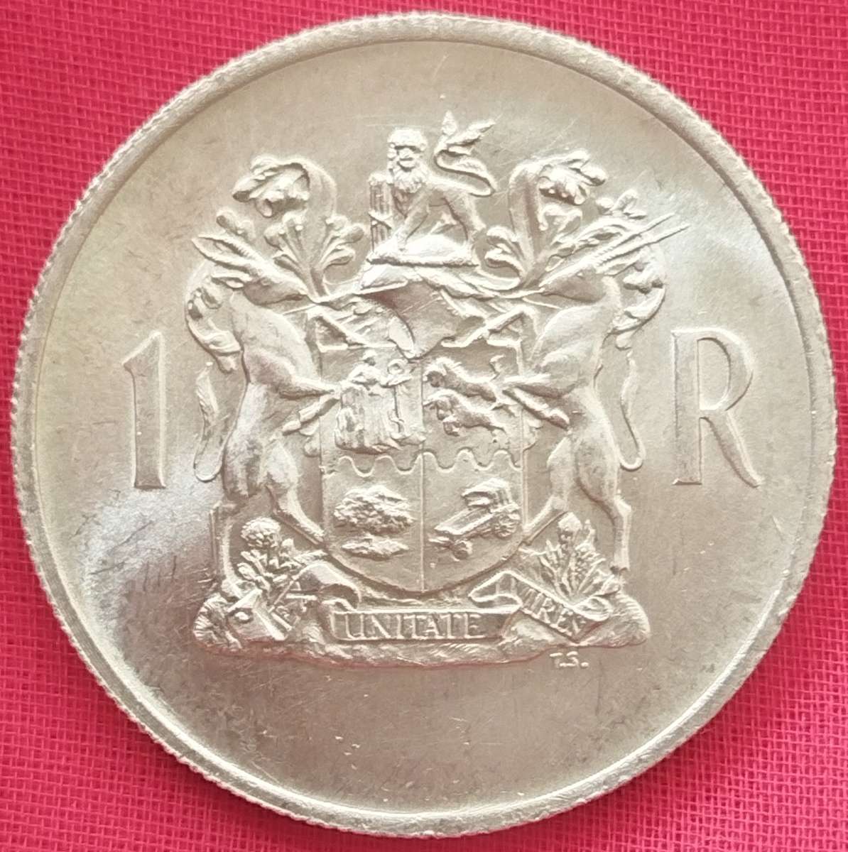 1969  SILVER   R1   COIN   (Afrikaans)       SUN16133